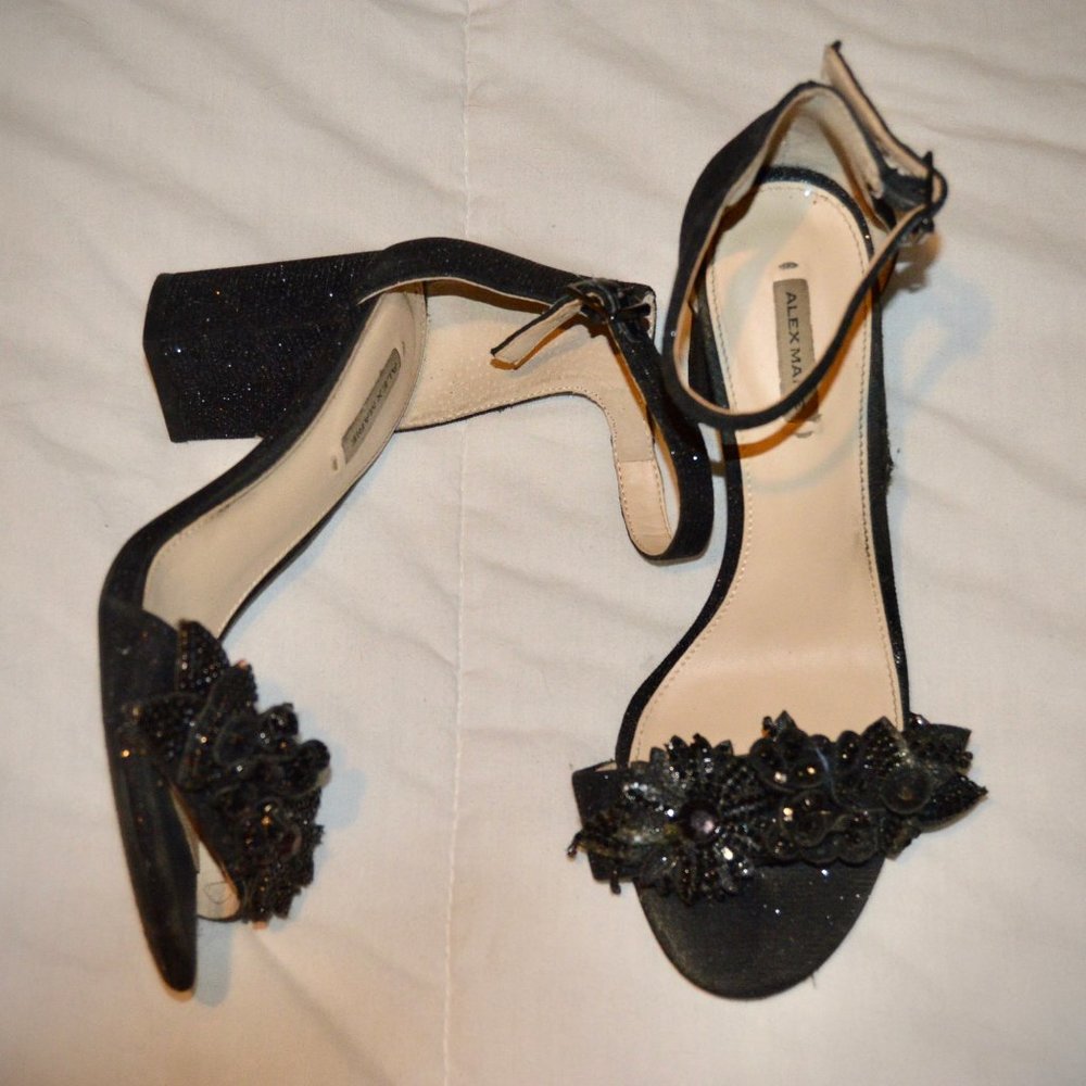 Black Alex Marie Heels Size 7.5